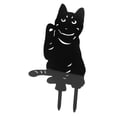 thumbnail image 1 of Estaca De Jardín Para Gatos, Protección Contra La Lluvia, Estatua De Animal Decorativa, Silueta, Protección Contra El Viento, Letrero De Jardín De Gato Negro, Acrílico Para, 1 of 8