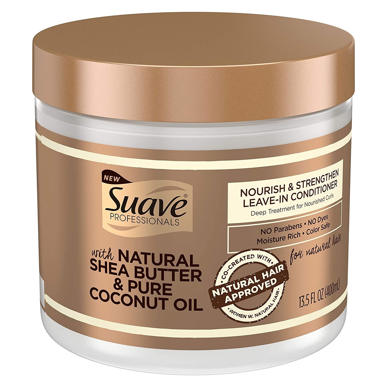 Suave Professionals Nourish & Strengthen Leavein Conditioner with Shea