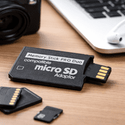 SANOXY Compatible Micro SD Adapter Memory Stick Pro Duo Single Slot Black