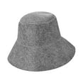 thumbnail image 4 of Gorro de fieltro para Sauna, gorro de protección para el cabello, accesorios de diámetro de 15,5 cm, forma bonita, multifuncional, portátil tanto para Gris, 4 of 8