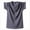 Dark Gray, variant on ZCFZJW Cotton T-Shirts for Men Big and Tall Regular Fit Casual Solid Color Summer Short Sleeve Button V Neck Basic Workout Tees Shirt Tops Black XXXL