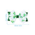 thumbnail image 2 of 4pcs Bowknot Épingles à Cheveux Cheveux Trèfle Bowknot Belle St. Patrick'S Day Cheveux Décor, 2 of 8