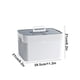 thumbnail image 3 of Caja portátil de plástico organizador de pastillas con divisores ajustables para tabletas y cápsulas - Dispensador semanal de medicamentos de 7 días para viajes y uso diario, 3 of 6