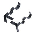CYXLFZH Hang Double Center Support Curtain Rod Bracket Into Window