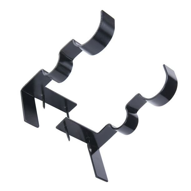 Bowake Hang Double Center Support Curtain Rod Bracket Into Window Frame