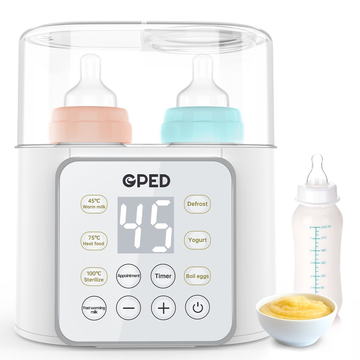 GPED 9-in-1 Double Bottle Warmer photo 1