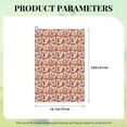thumbnail image 4 of Kdxio Corgi Head with Floal Pattern Golf Towel (24" X 16") with Carabiner Clip - The Convenient Golf Cleaning Towel, 4 of 8