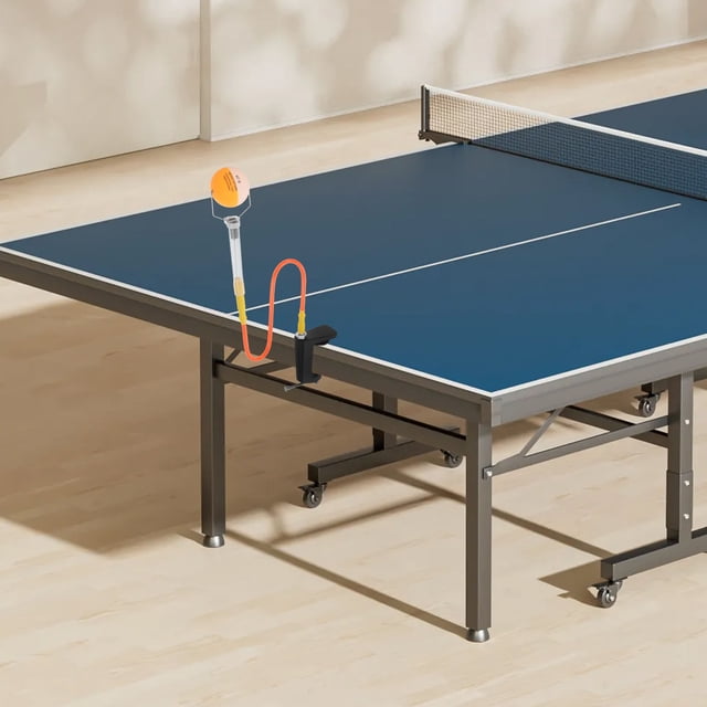 ELAYARD MultiFunctional Table Tennis Robot Training Device for Home Use Adjustable Durable Plastic Aluminum Alloy