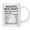 Aquatic Biologist, variant on CTDream Funny 11oz. Ceramic Coffee Tea Mug Thank You Gift, Zoologist Nutritional Facts, 1-Pack, Novelty Gag Birthday Christmas Gift Ideas Coworker