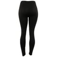 thumbnail image 3 of LAVRA Women's Plus Size Basic Solid Color Leggings One Size, 3 of 3