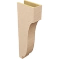 thumbnail image 5 of 6"W x 12"D x 36"H Thin Van Buren Rough Cedar Woodgrain TimberThane Corbel, Primed Tan, 5 of 6