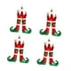 thumbnail image 2 of 4 adornos navideños para piernas de elfo, para árbol de Navidad, decoración novedosa para el hogar. Estilo B, 2 of 9