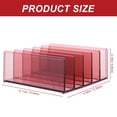 thumbnail image 2 of Masteelf  Office Supplies Book Storage Rack File Rust-proof, 2 of 8