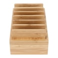 thumbnail image 3 of Tablet Organizer, Storage Bracket Bamboo Desktop Multifunction  For Office, 3 of 8