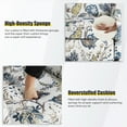thumbnail image 5 of Upholstered Wingback Recliner Chair - Traditional Push Back Recliner - Fabric Floral Recliner Chair, 5 of 6