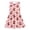 Pink, variant on Girls Cow Dresses Sleeveless Crewneck Cartoon Cow Print Summer Casual Girls Farm Dress Size 8-9Y