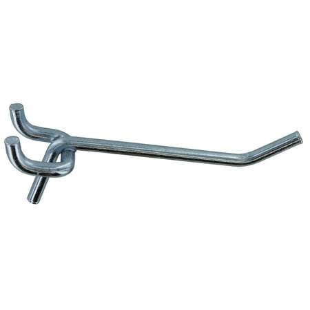 Convenience Concepts B-76 6" Straight Single Pegboard Hooks Pack of 100