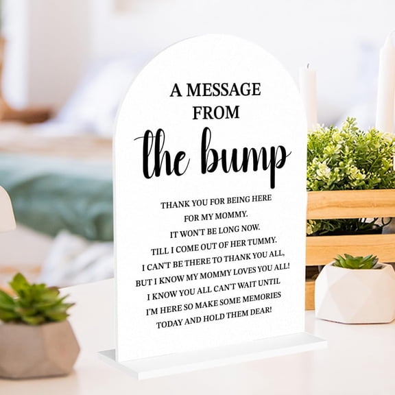 Wedding Sign Memory Table Sign Table Top Signs for Wedding Reception and Event Party Decor - Elegant Acrylic Name Plate for Special Events - 5 X 7 Inches