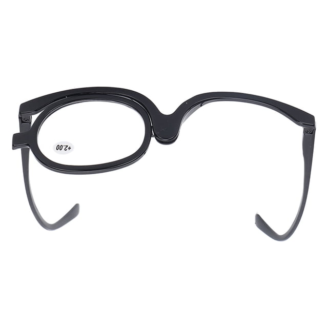 Gafas de maquillaje con aumento NikouMX Gafas giratorias de una sola lente alta capacidad