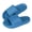Blue, variant on SEARCHI Summer Slides Women Men Comfy Pillow Slippers Non-Slip Shower Slides Cushioned Thick Sole Sandals
