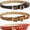 Black+Brown+Red, variant on 3 Pack Women Skinny Belt Leopard Print Belt Chic Belts for Jeans Pants Fashion Solid Color with Gold Buckle