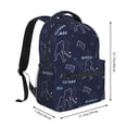 thumbnail image 2 of Fotbe Hockey Players Pattern Casual Backpack for School, Travel, and Outdoor Activities - Durable, Lightweight, and Comfortable, 2 of 5