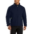 thumbnail image 7 of Zenithor Men's Windbreaker Jacket, Lightweight Full Zip Stand Collar Long Sleeve Outdoor Jacket with Pockets for Hiking Cycling Casual Wear Navy(S-4XL), 7 of 7