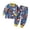 t#758Dark Blue2349, variant on CAIVO Child Girls Long Sleeve Cute O-Neck Dinosaur Ice Print Tops With Pants Home Sleep Outfit Sets For Kids Cute Clothing Sets