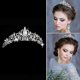 thumbnail image 1 of Crystal Tiara Silver Crown Headband Headpiece Rhinestone For Women, 1 of 5