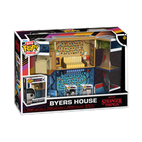 Funko Bitty POP! Box: Stranger Things - Byers House with Upside Down Will and Eleven with Goggles Collectible Vinyl Mini-Figures