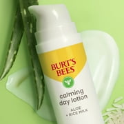 Burts Bees Calming Day Face Lotion With Aloe and Rice Milk, 1.8 oz. Bottle