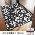thumbnail image 3 of Black Paw Door Rugs,Washable Non Slip Door Mats Indoor,Decorative Door Mats,Entry Mat Indoor for Entrance,Bedroom,Kitchen,Bathroom,20"x32", 3 of 6