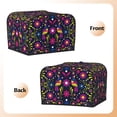 thumbnail image 3 of Lsque Colorful Mexican Print 4 Slice Toaster Cover , Kitchen Appliance Dustproof Protector , Toaster Protector Dustproof Kitchen Appliance Cover, 3 of 7