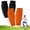Black+Orange, variant on NCQ 2 Pairs Soccer Shin Guards, Shin Guards Soccer Kids Youth Adult Calf Compression Sleeve with Honeycomb Pads Lightweight Calf Protective Gear for Football & Baseball Boxing MTB for Boys, Girls