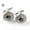 A, variant on Cufflinks Mens Shirt Wedding Cuff Links Metal Delicate Jewelry Square Silver Black Gold-B