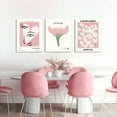 thumbnail image 4 of Picasso Canvas WallSet of 3, Pink Wall Decor Posters for Room Aesthetic, Abstract Pink Room Decor Floral Prints for Living Room, Bedroom, Gallery Decor, 4 of 6
