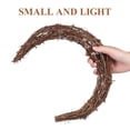 thumbnail image 3 of OUNONA Brown Rattan Wreath Frame for Rustic Floral Arrangements and Craft Projects, 3 of 8