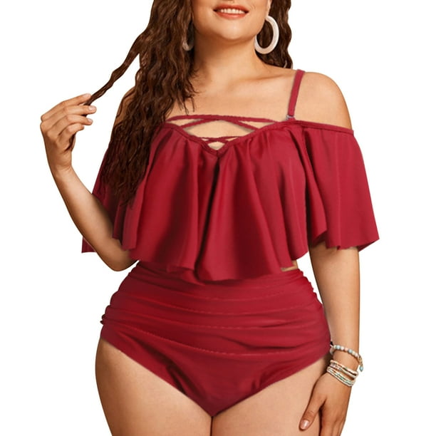  High Waisted Tummy Control Swimsuit