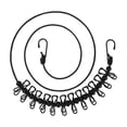 thumbnail image 2 of veasfak Portable Clothes Line Retractable Elastic Laundry Drying Clothes Line Adjustable Black, 2 of 9