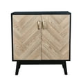 thumbnail image 5 of DeeHome JaydenMax Modern Buffet Storage Cabinet, Sideboard Buffet Cabinet with Doors and Storage Shelves for Kitchen, Office, Dining Room, Living Room, 5 of 9
