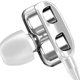 thumbnail image 3 of Seitruly Auriculares intrauditivos con cable de 3,5mm, auriculares HIFI para música, deporte, juegos, auriculares con micrófono para IPhone, Xiaomi, Cables de audio/vídeo Blanco, 3 of 8
