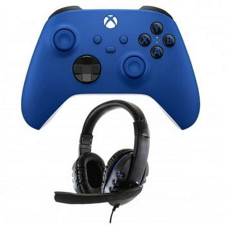 Microsoft Xbox Series X/S Controller in Blue with Headset Xbox Series