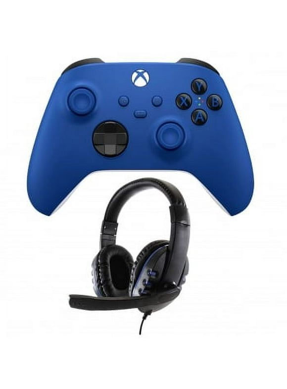 Microsoft Xbox Series X/S Controller in Blue with Headset Xbox Series