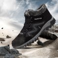 thumbnail image 1 of Tenis Zapatos Invierno Casual Felpa Forro Tallas grandes Zapatillas para Hombres Mujeres (39) Negro Amarillo Amarillo Likrtyny Tenis De Mujer Tenis De Hombre, 1 of 7