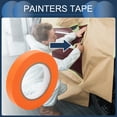 thumbnail image 2 of Unique Bargains Masking Tape, DIY Car Auto Paint Painters Tape, 1 Pc Orange 0.8 Inches x 60.1 Yards, 2 of 7
