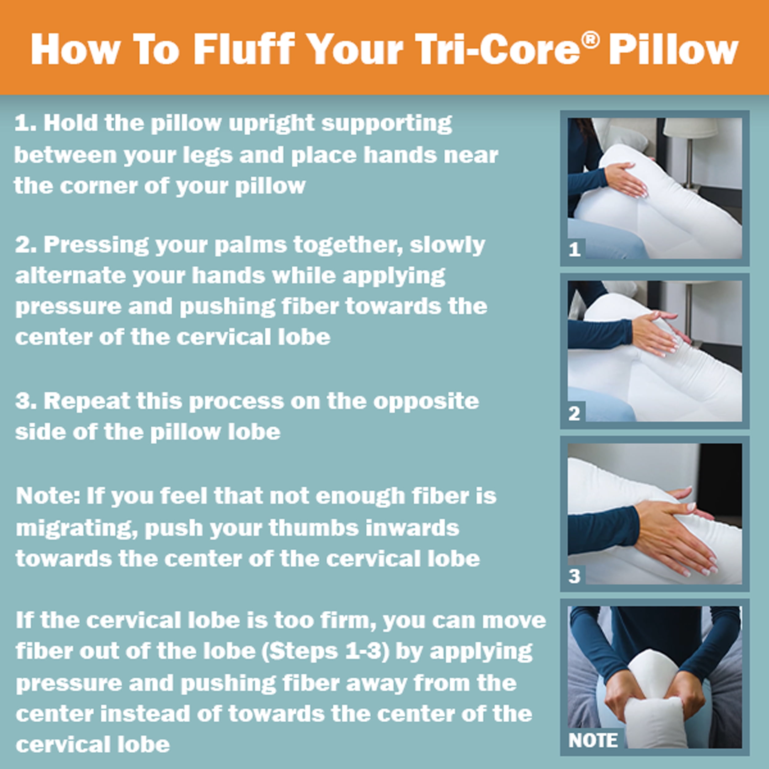 Petite Core Small Size Tri-Core Cervical Support Pillow - Chiro1Source