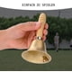 thumbnail image 5 of Campana de mano - campana de mano de latón con mango de madera maciza, campana de mano muy ruidosa, campana de mano grande, campana de mano para niños y adultos, utilizada para bodas, aulas, 5 of 5