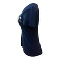 thumbnail image 2 of Blusa Simply Basic Talla EG Flores Marino, 2 of 4