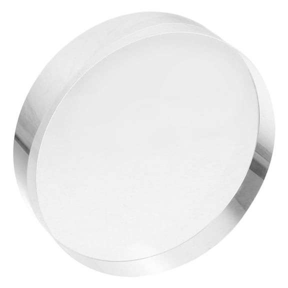 WHAMVOX Clear Crystal Paperweight Decorative Round Glass Paperweight Office Desk Crystal Calligraphy Block Ideal For Home Office Decor