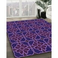 thumbnail image 3 of Ahgly Company Machine Washable Indoor Rectangle Transitional Dark Orchid Purple Area Rugs, 8' x 10', 3 of 7